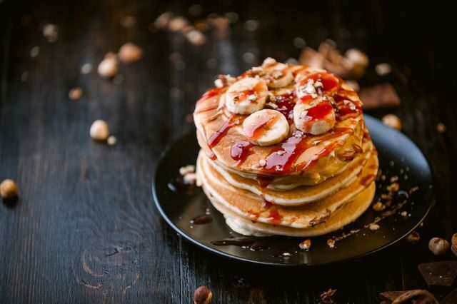 Lívanečky s arašídovým máslem